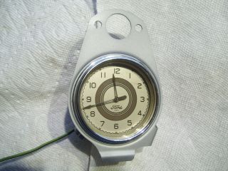 1937 Vintage Ford Electric Dash Clock In Good.