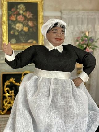 Vintage Miniature Dollhouse Artisan Paulette Stinson Maid Gone With The Wind