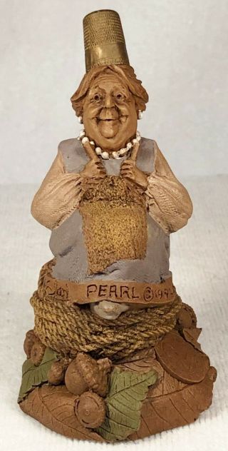Pearl - R 1992 Tom Clark Gnome Cairn Item 5187 First Edition Hand Signed Story