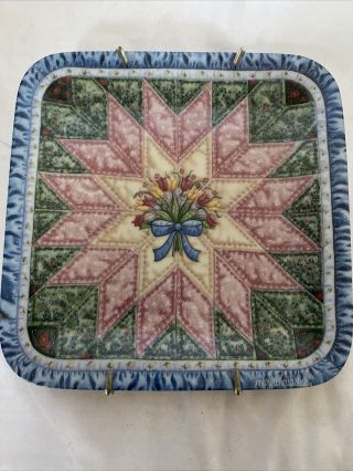 Bradford Cherished Traditions 2 The Star Plate Quilt Mary Ann Lasher 1994