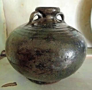 Antique JAR VASE Chinese SONG Thai Sawankhalok 14th/15th Century Stoneware 2