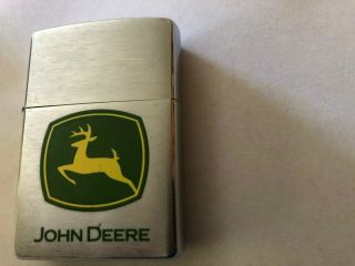 Vintage John Deere Zippo Lighter Leaping Deere