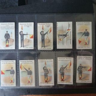 Wills Semaphore Signalling 1924 Set Of 30 - Please See All Photo 