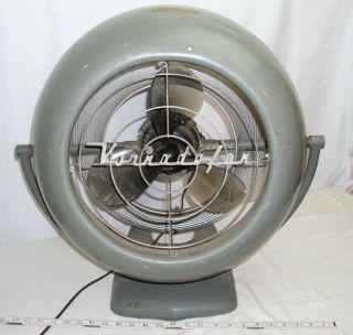 Vornado Fan Model 12d1 Extra Large Electric Table Fan 1940s Machine Age Deco