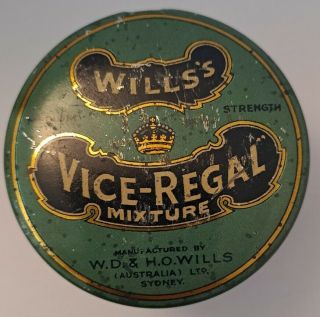 Vintage Wills’s Vice Regal Tobacco Tin