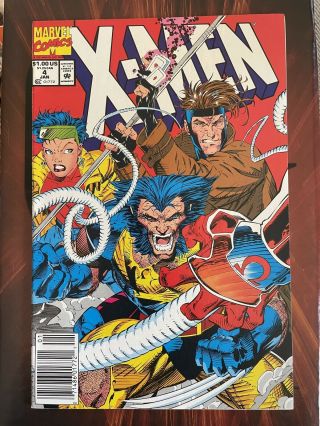 X - Men 4,  1st Omega Red Newsstand Edition White Pages