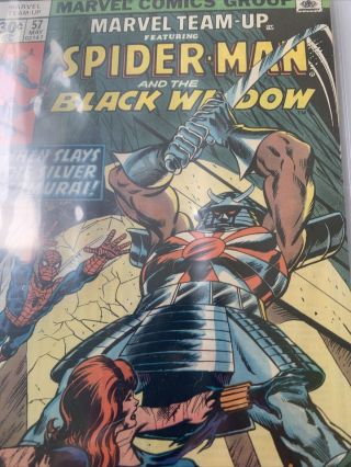 Mavel Team Up Spiderman And The Black Widow Cgc 9.  6