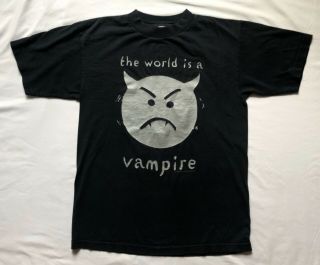 Rare Vintage The Smashing Pumpkins 1996 Tour T Shirt Vampire M Medium Authentic