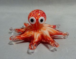 Dynasty Gallery Art Glass Octopus Paperweight Figurine
