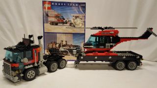 Vintage Lego 5590 Model Team Whirl & Wheel Truck: 100 Comp W/instructions