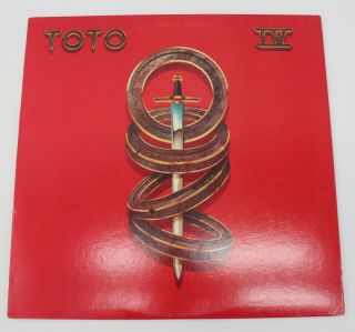 Columbia Records Fc 37728 Toto Iv Vinyl Lp Picture Inner Sleeve Rosanna Vintage