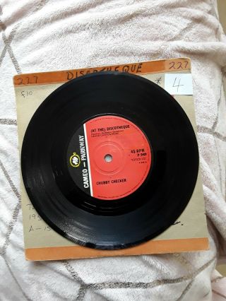 Chubby Checker At The Discotheque Uk Cameo Exc Cond