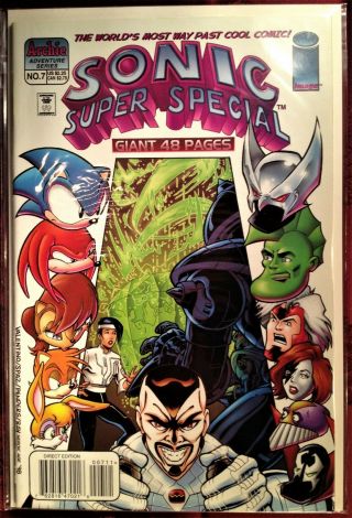 Sonic The Hedgehog Special Comic Book 1999 7 Parallel Paradigm Bagged Mt