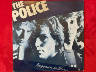 The Police " Reggatta De Blanc " Lp 1979 1st A&m Sp - 4792 Rock 33rp Us Ex