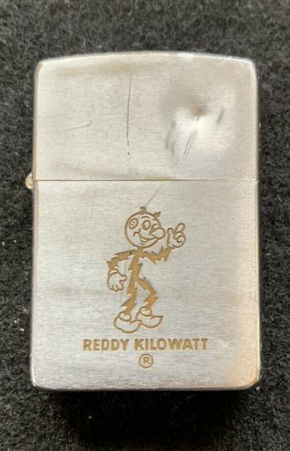 Vintage Zippo Lighter Reddy Kilowatt Advertising Ad 50’s