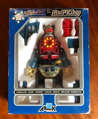 Vintage Mecha Toy Ark Red King Robot Arkron Space Robot