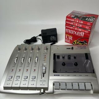 Vintage Tascam Mf - P01 Analog 4 Track Cassette Recorder