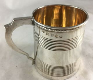 Georgian Silver Christening Mug CHarles Fox London 1817 98g AZX 2