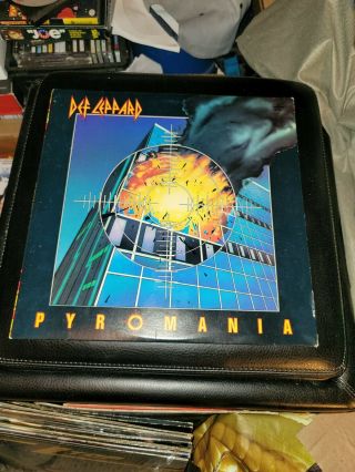 Def Leppard Pyromania Lp 1983 Polygram / Mercury Nm Record Cover Vg,
