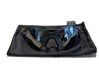 Oakley Sub Zero Sunglasses Carbon Fiber W/ Black Iridium Vintage With Case