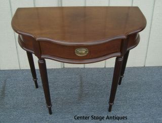 62028 Bombay Mahogany Console Table Hall Stand W/ Drawer