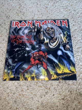 Iron Maiden Heavy Metal The Number Of The Beast Vinyl Record Music