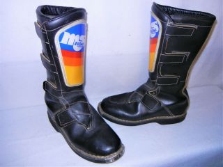 Vintage Alpinestars Malcom Smith Racing Motocross Boots -