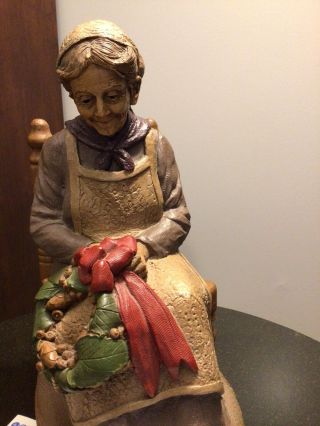 Tom Clark - Old Woman Figurine - " Anne " - 1996 - Signed