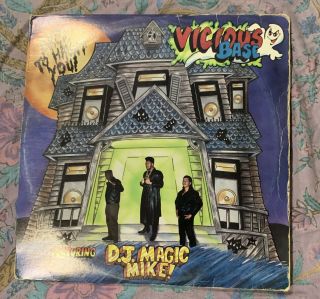 Dj Magic Mike Vicious Bass - Back To Haunt You Lp 1991 Miami Bass Cheetah