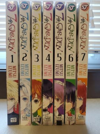 7th Garden Manga Set 1 - 7 Volumes,  In,  English.