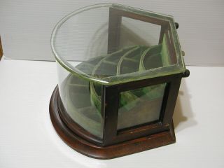 Vintage Wood and Glass Counter Display Case 5