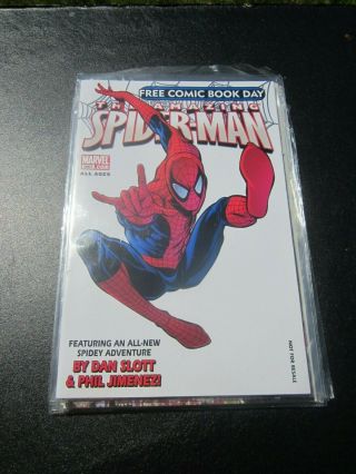 Spider - Man 2007 Comic Book Day Vf Marvel 1st Jackpot Mr.  Negative