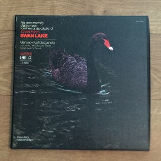 Tchaikovsky: " Swan Lake ",  3 Lps/box/booklet,  Melodiya/angel Src - 4106,  1970,  Vg,