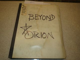 Star Trek Fanzine,  Beyond Orion 1,  2,  And Epilog 1976 - 1977