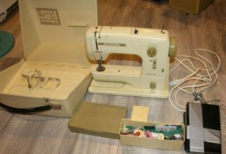Vintage Bernina Minimatic 707 Sewing Machine,  Accessories & Case
