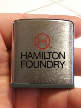 Vintage Zippo Tape Measure Hamilton Foundry Division Hamilton Allied Corporation