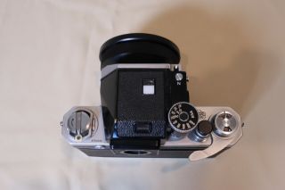 Nikon F VINTAGE 35mm FILM Camera,  Vivitar Wide Angle Lens 1:3.  8 20mm BUNDLE 6