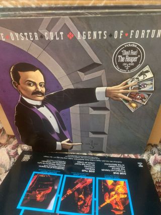 Blue Oyster Cult Agents Of Fortune 1976 Uk Vinyl Lp All Over Inc Cover.