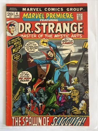 Marvel Premiere Featuring Dr.  Strange Master Of Mystic Arts 4 - 6 - 1972