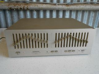 Vintage Pioneer Sg - 9 12 Band Stereo Graphic Equalizer Eq