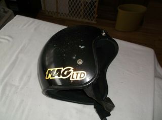 Vintage Bell Mag Helmet Black 7 1/4 58