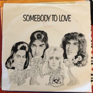 Ex/ex Queen Somebody To Love 1975 7 " Vinyl 45 Emi2565