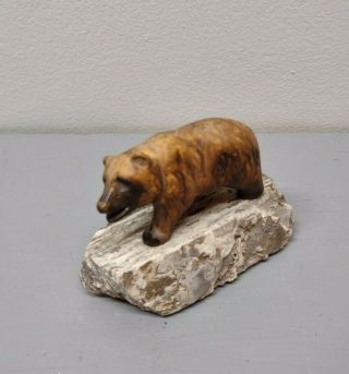 Maigon Daga Studio Art Pottery Bear Animal Sculpture Figurine 3 - 1/2 " X 4 - 1/2 "