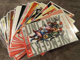 2012 Marvel Comics Uncanny Avengers 1 - 25,  8au & Annual 1 Complete Set Nm/mt
