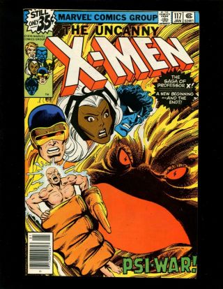 X - Men 117 Vf Cockrum Byrne 1st Shadow King Origins Professor X & Storm Cyclops