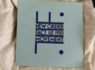 Order Movement Fact.  50 1981 Lp Record