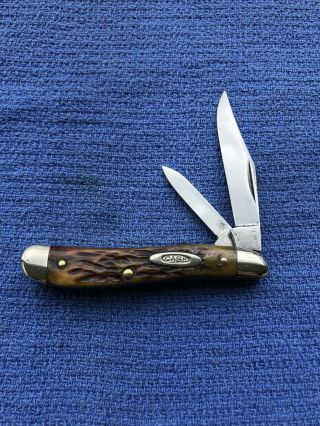 Vintage Rare 1920 - 40 Case Xx Usa Peanut Pocket Knife”never Sharpened”l@@k
