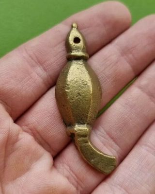 Post Medieval Zoomorphic Mount / Sword Belt Fitting Bronze Metal Detecting Find