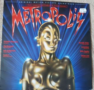Metropolis Soundtrack Vinyl Lp - Giorgio Moroder - Freddie Mercury Etc
