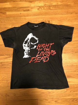 Vintage Rare 90s Night Of The Living Dead Movie Promo T Shirt George Romero